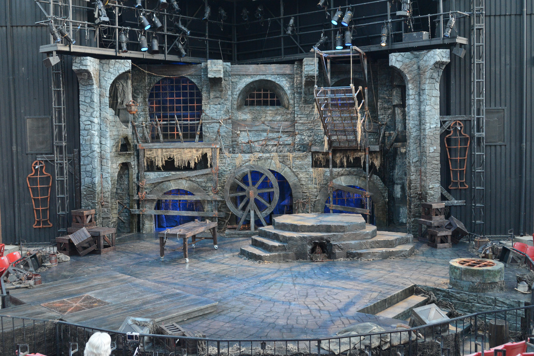 1100x734 Scenic Painting - Man Of La Mancha Painting