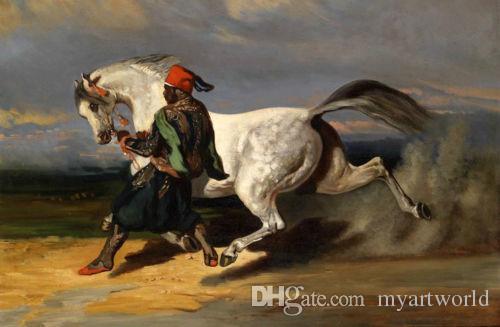 Man On Horse Painting