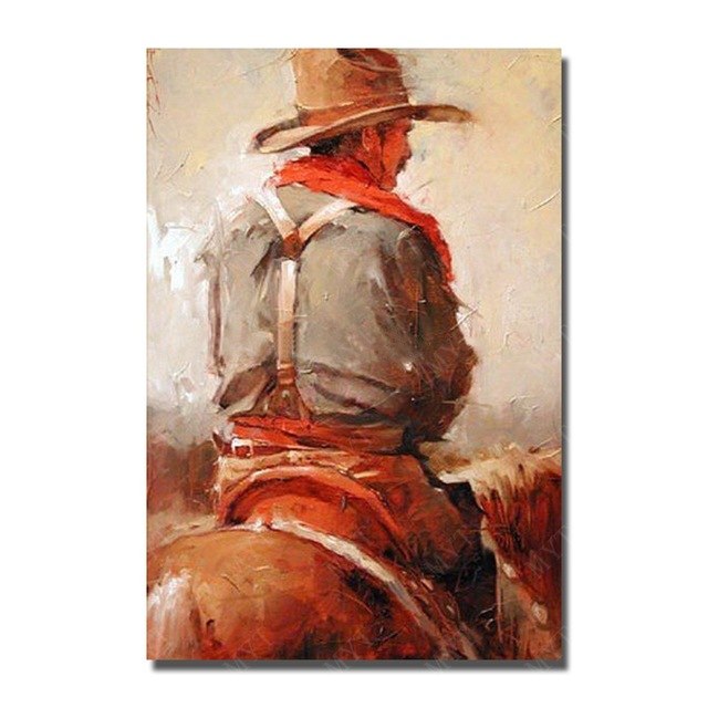 Man On Horse Painting at PaintingValley.com | Explore collection of Man ...