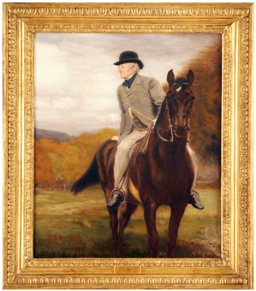 528x600 Portraits From Photos ~ Peto Paintings ~ Custom Paintings - Man On Horse Painting