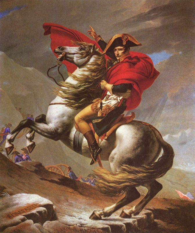 672x800 The Charging Chasseur - Man On Horse Painting