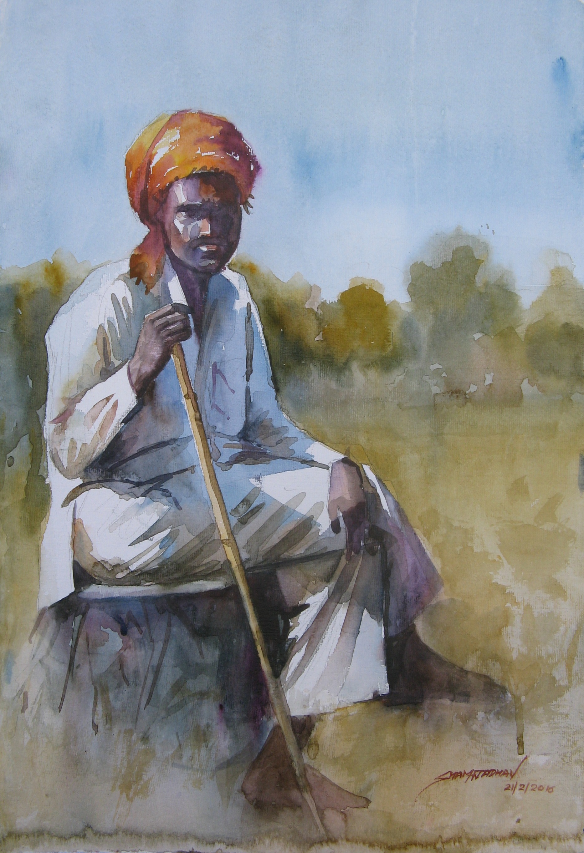 1866x2727 Figurative Paintings Online - Man Painting