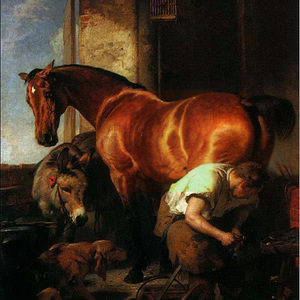 300x300 Artwork By Edwin Landseer - Man Proposes God Disposes Painting