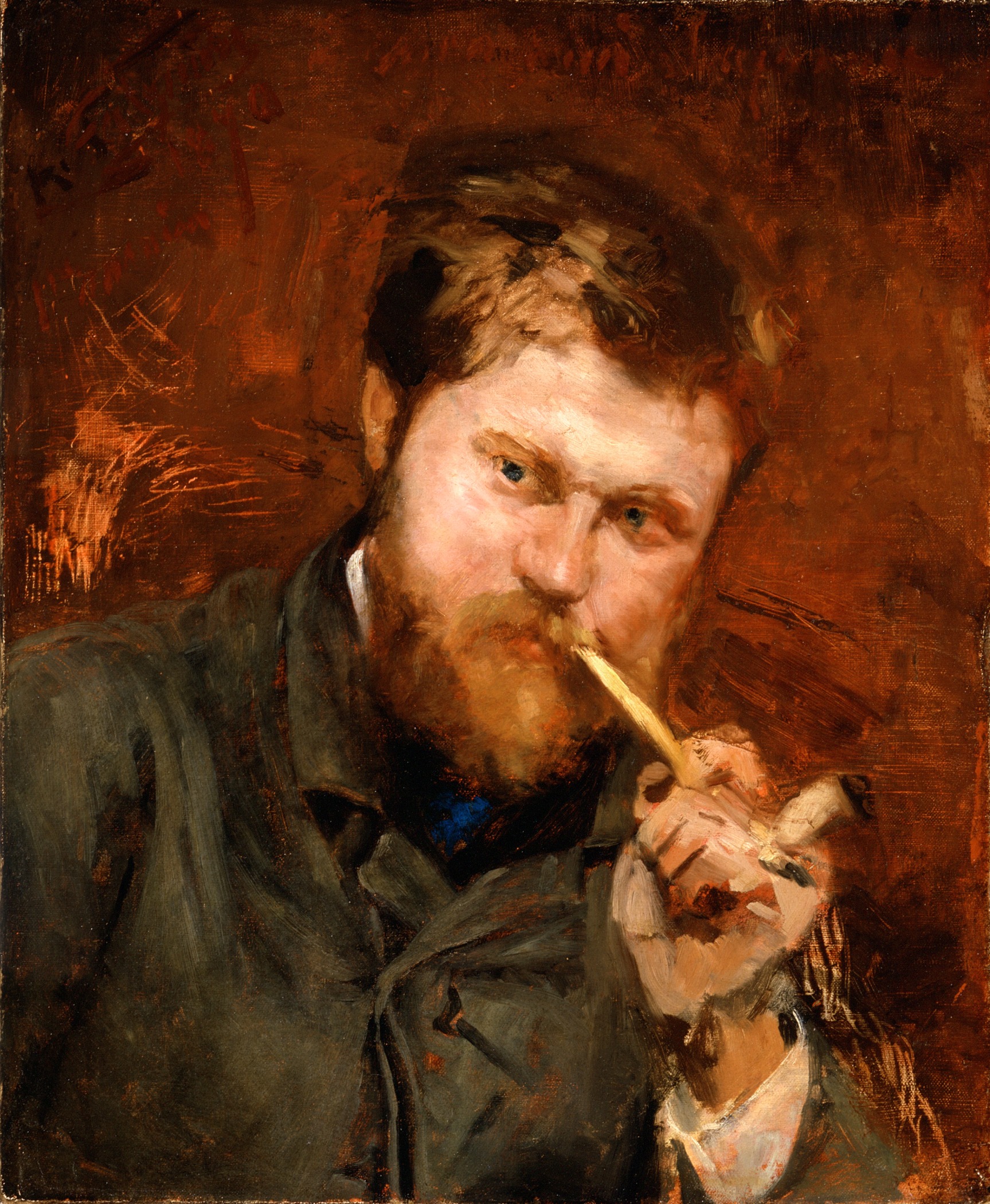 1727x2100 Fileman Smoking A Pipe Lacma M.2000.179.46.jpg - Man Smoking Pipe Painting