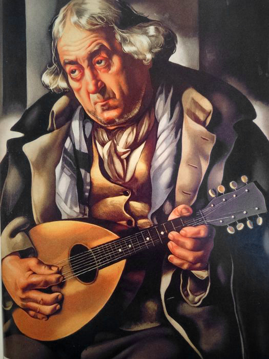 525x700 Man With A Guitar, 1935 - Man With Guitar Painting