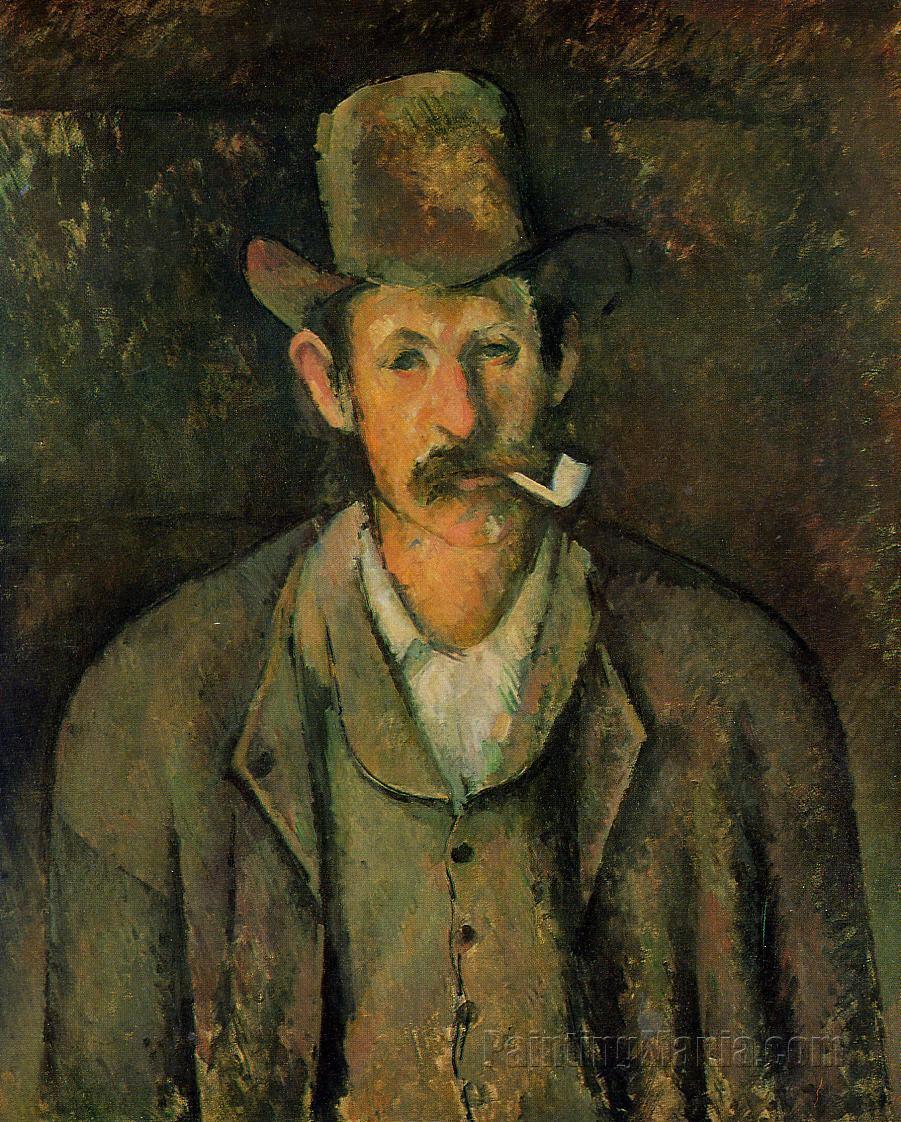 901x1122 Man With A Pipe - Man With Pipe Painting