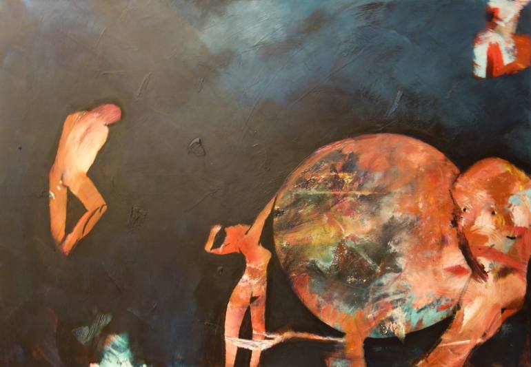 770x533 Saatchi Art Universe Of Man And Woman Painting By Heike Ronsdorf - Man Woman Painting