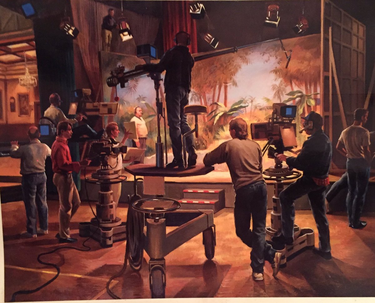 1200x970 Kevin Nealon On Twitter Painting By John Pence Of Snl Set, Crew - Manager Painting