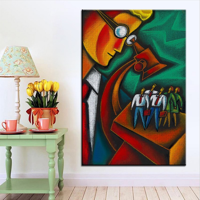 850x850 Large Size Printing Oil Painting Manager Wall Painting Home - Manager Painting