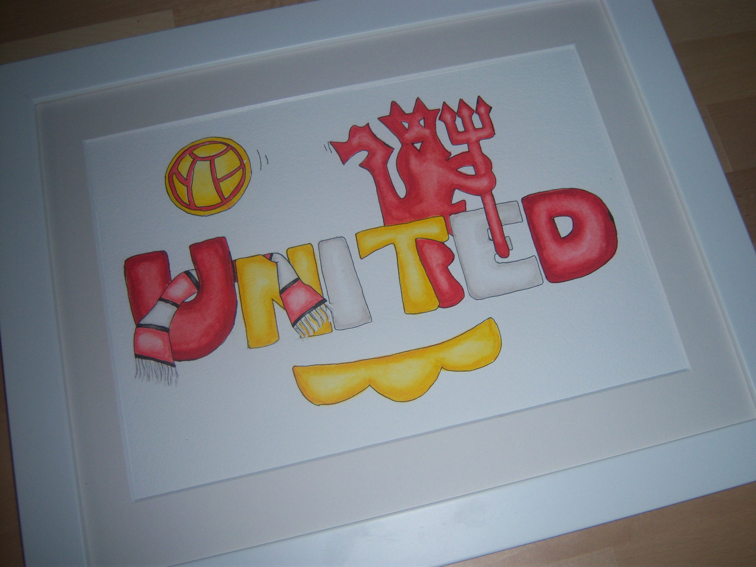 2560x1920 Manchester United Painting - Manchester United Painting