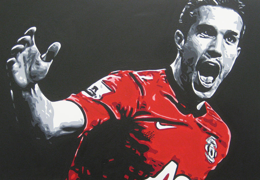 900x625 Robin Van Persie - Manchester United Painting