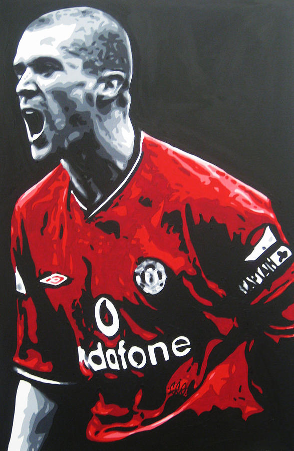 587x900 Roy Keane - Manchester United Painting