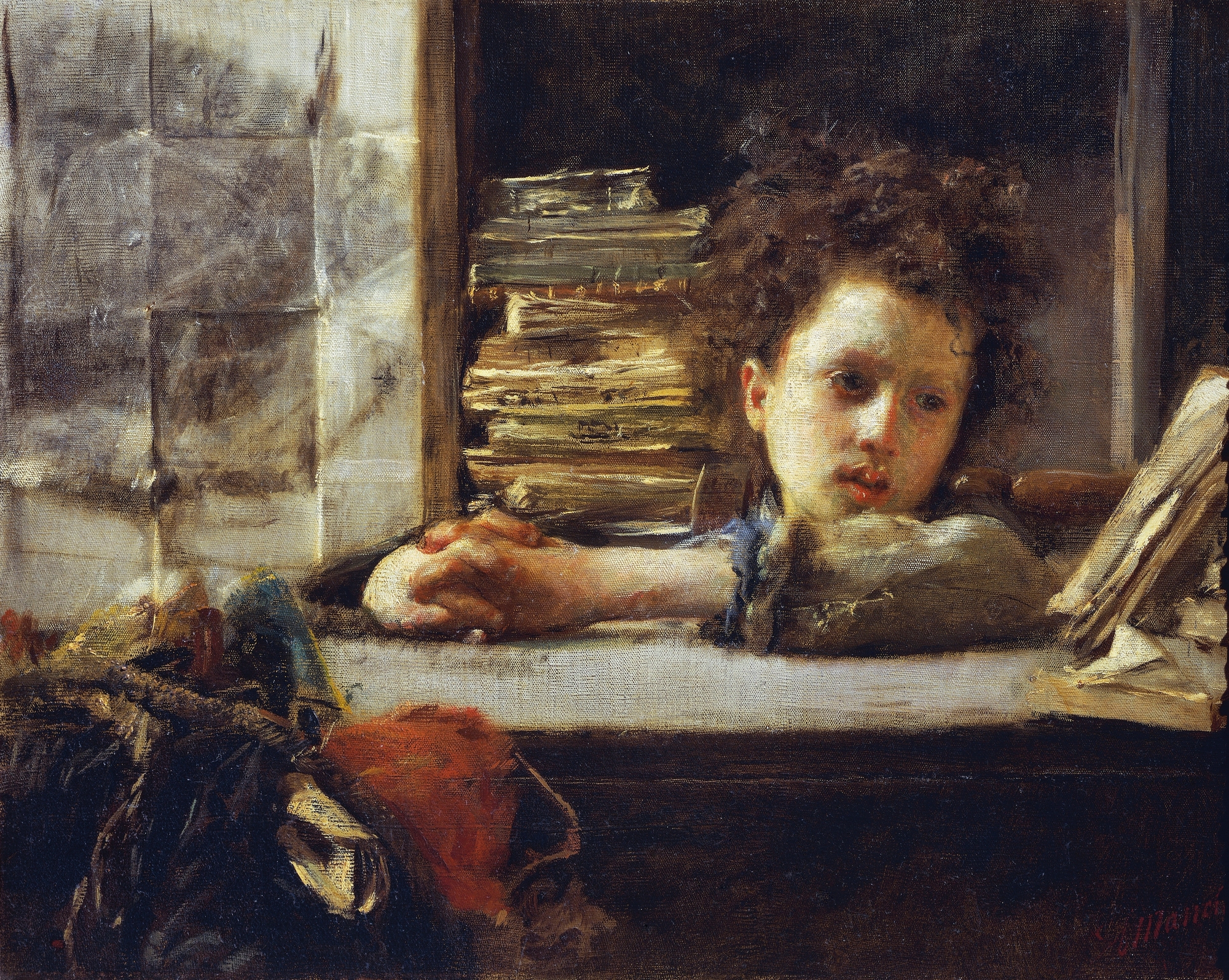 2000x1595 Fileantonio Mancini - Mancini Painting