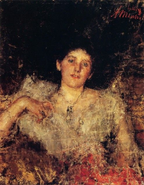 495x635 Mancini Painting Where The Lines From The Graticola Can Still Be - Mancini Painting