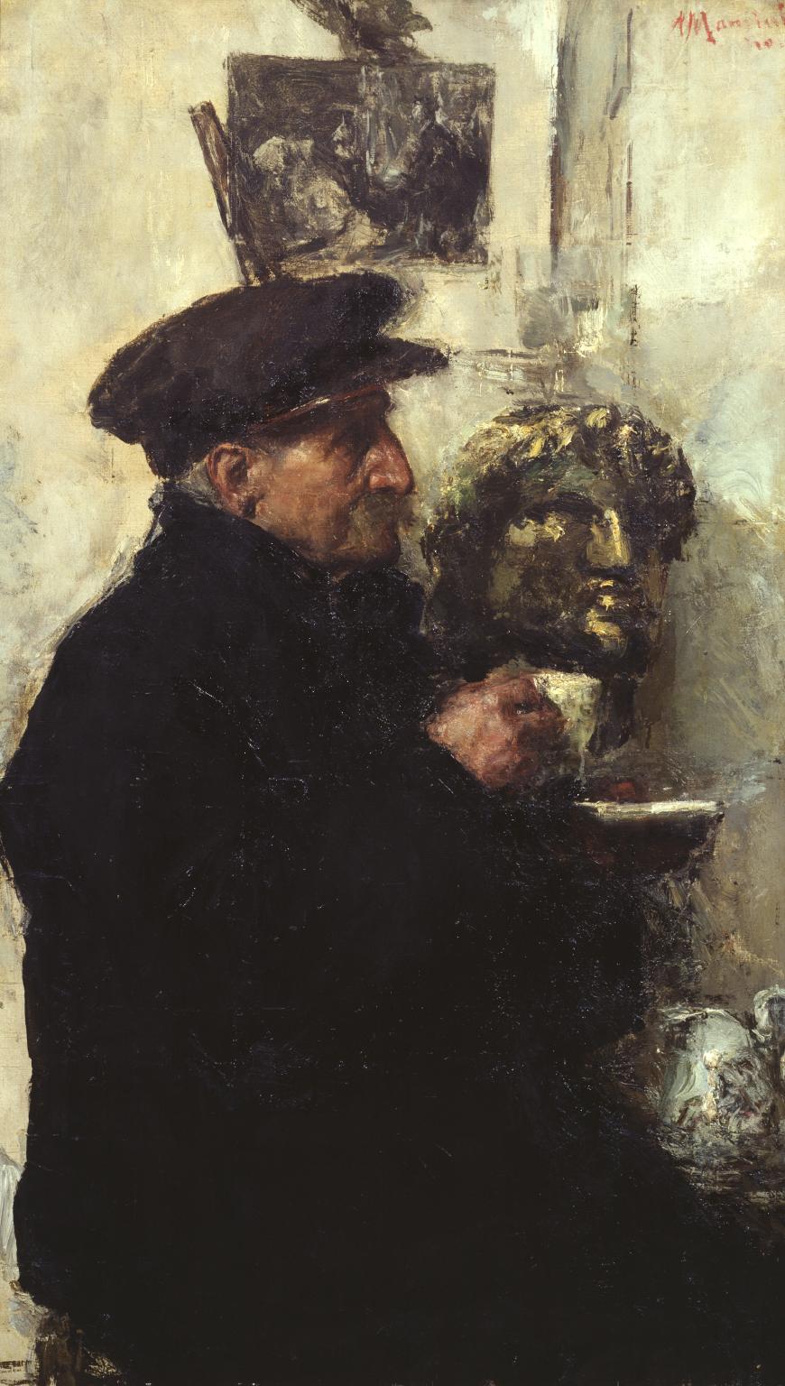 870x1536 Portrait Of The Artist's Father', Antonio Mancini, C.1903 4 Tate - Mancini Painting