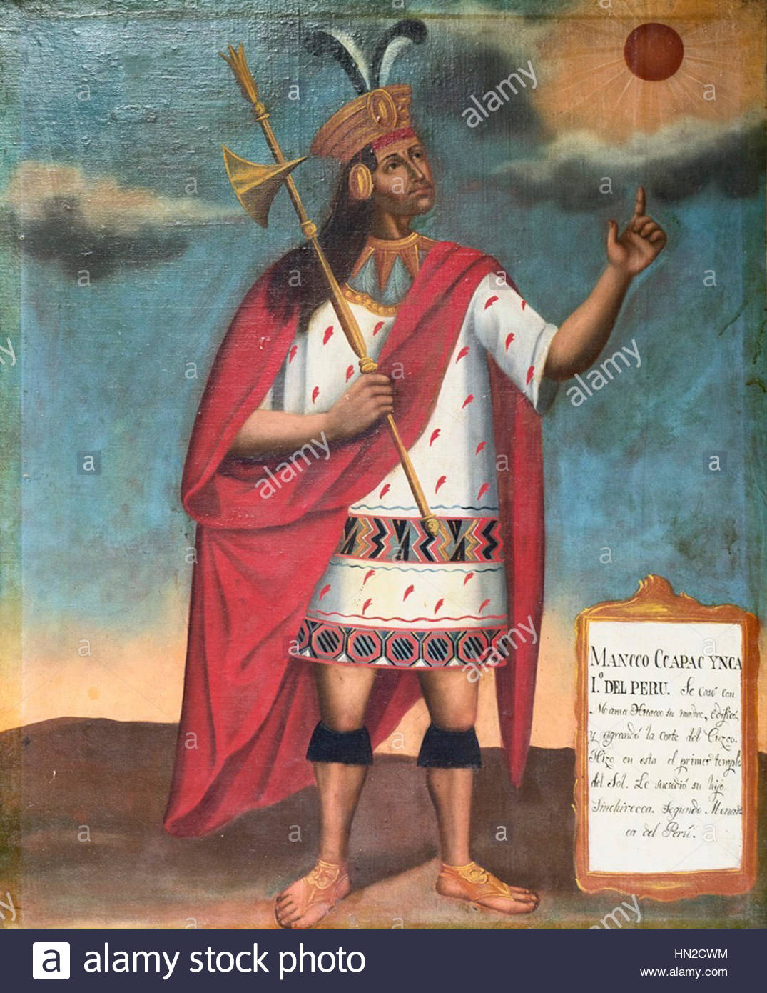 1075x1390 Manco Capac - Manco Painting