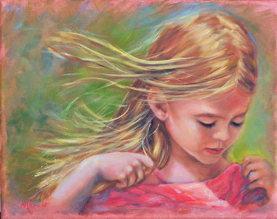 900x714 Rachel Painting By Martha Manco - Manco Painting