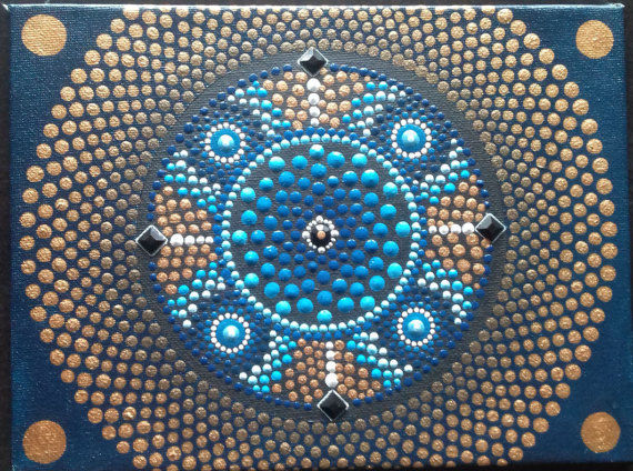 570x424 Mandala 3d Pointillisme (Soart) - Mandala Art Painting