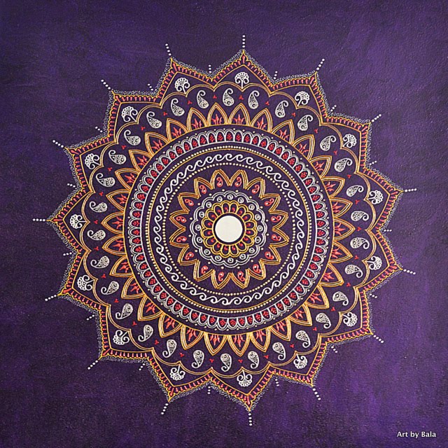 640x640 Mandala Paintings - Mandala Art Painting