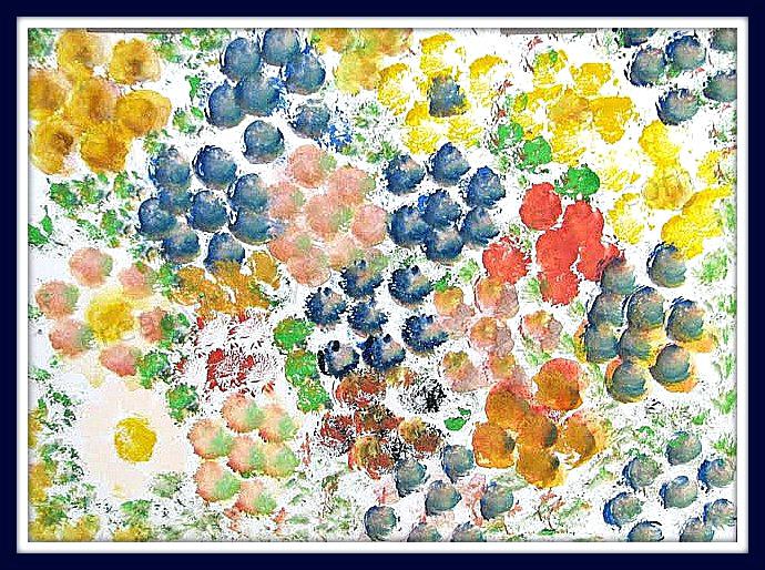 690x514 Coloring Pages Online Mandala Painting With Pom Poms Good - Mandala Painting Online