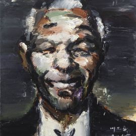 270x270 Nelson Mandela By Zhengyong Liu, 2015 Painting Artsper (36208) - Mandela Painting