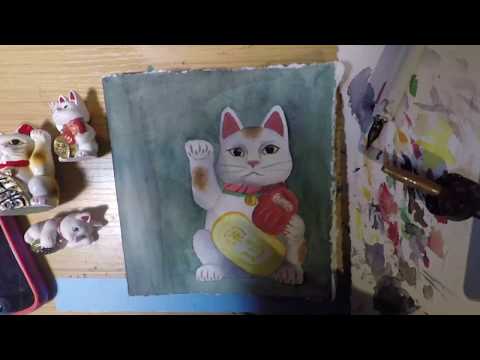 480x360 Access Youtube - Maneki Neko Painting