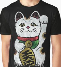 210x230 Maneki Neko Painting Amp Mixed Media Graphic T Shirts Redbubble - Maneki Neko Painting