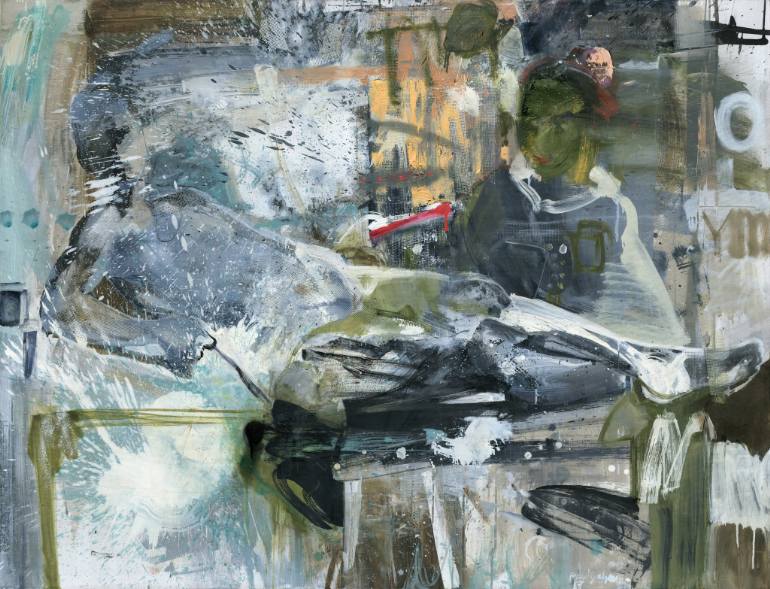 770x589 Saatchi Art Olympia After Manet Painting By Grigorii Pavlychev - Manet Painting