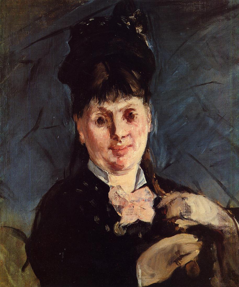 914x1098 Woman With Umbrella 1875 Painting Edouard Manet Oil Paintings - Manet Painting