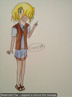 240x320 Michiru - Manga Girl Painting