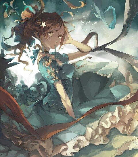 480x547 Anime Style Painting Of A Girl, Soft Colors, Mysterious Look. - Manga Girl Painting