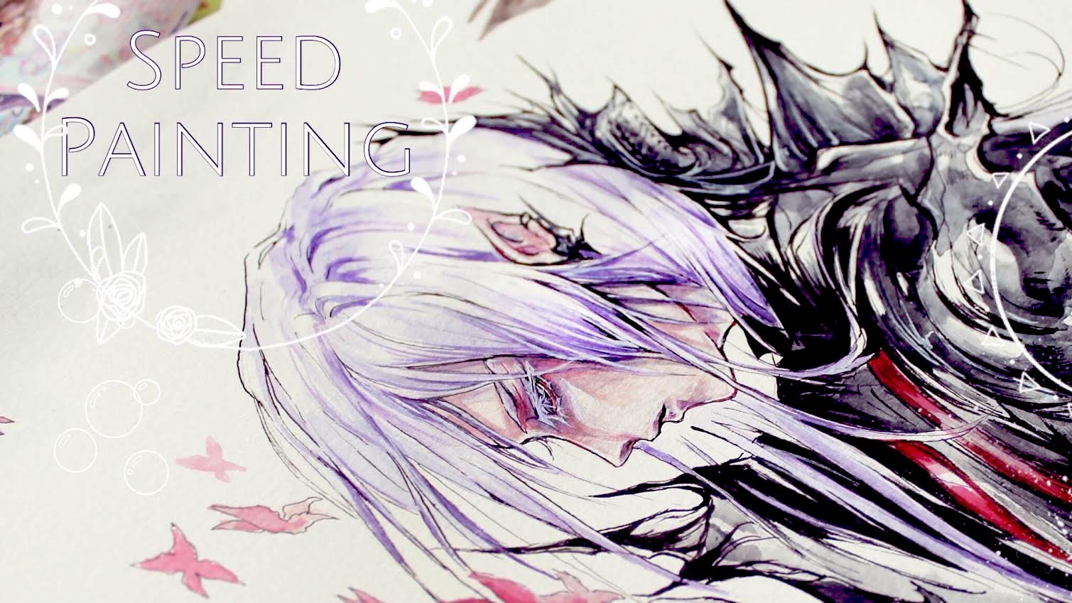 1509x849 Manga Watercolor Speed Painting - Manga Painting