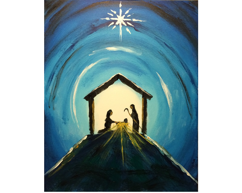 800x640 Pick A Painting - Manger Painting