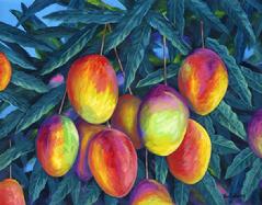 239x187 Mango Painting Tropical Fruit Hawaii Maui - Mango Painting