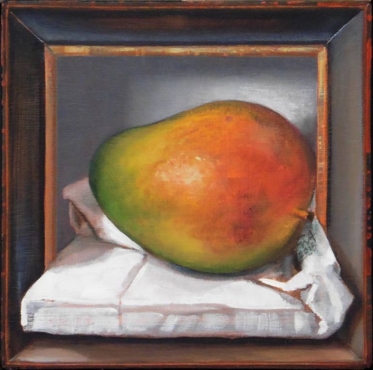 770x764 Saatchi Art Mango Painting By Ewa Kwasniewska - Mango Painting