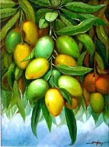 223x300 Mango Fruits 18x24 By Bangbang Art Philippines Oil Painting Ebay - Mango Painting