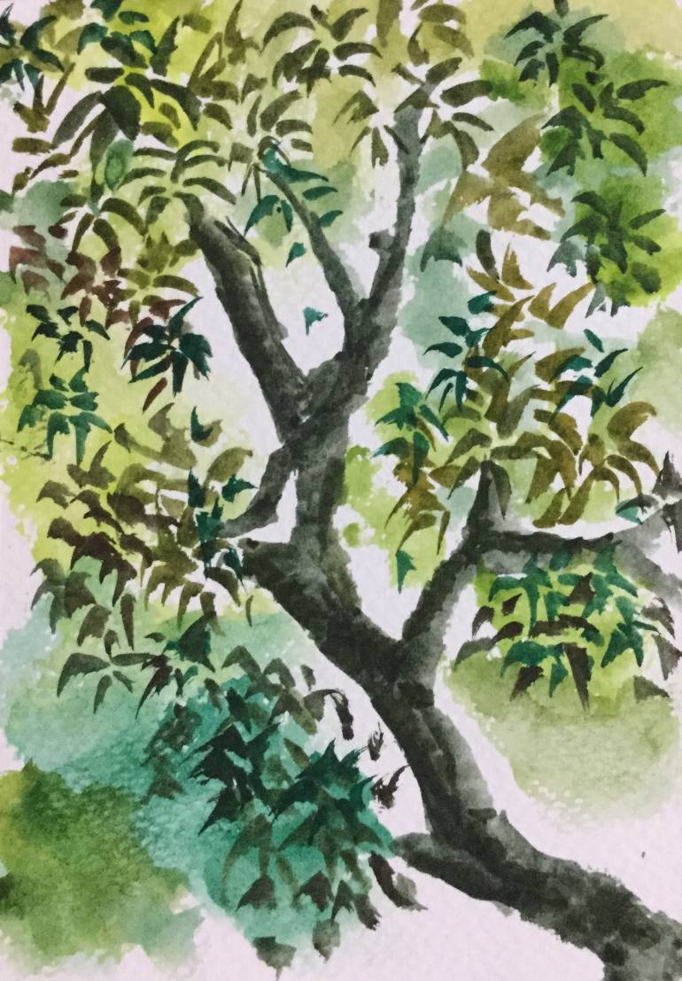 770x1107 Saatchi Art Mango Tree - Mango Tree Painting