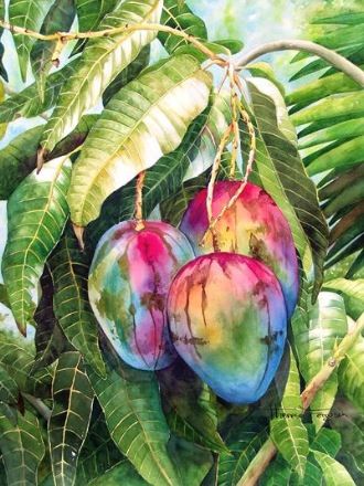 330x440 Theresa Ferguson - Mango Tree Painting