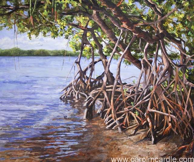 640x533 43 Best Artwork I Love Images On Acrylic Paintings - Mangrove Painting