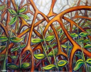 300x238 Mangrove Paintings - Mangrove Painting