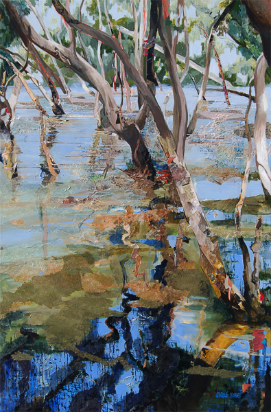 395x600 Mangrove Painting Wins 2014 Waterhouse Prize The Lead - Mangrove Painting