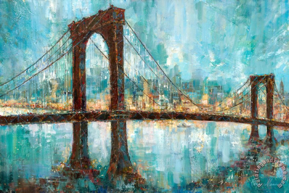 960x640 Ruane Manning Manhattan Memories Painting - Manhattan Painting