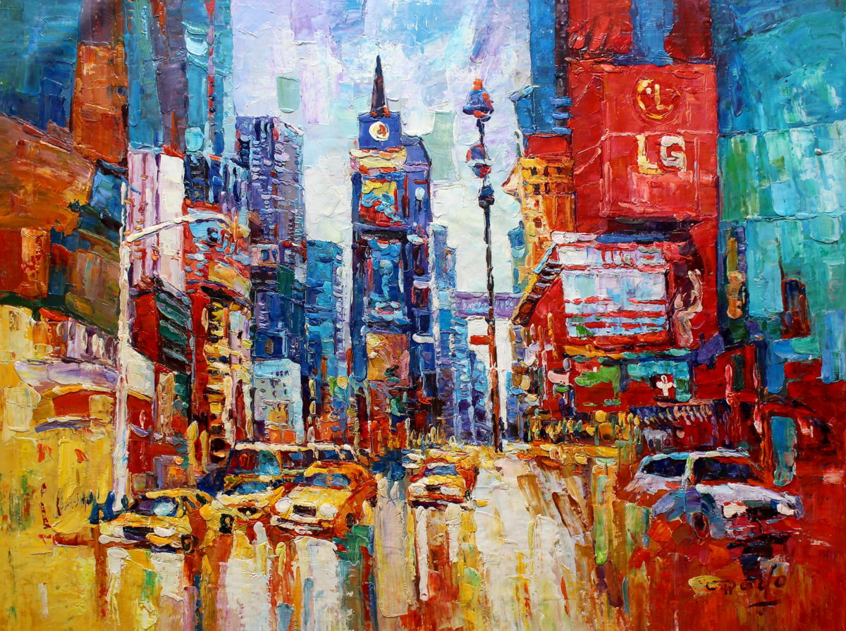 Manhattan Painting at PaintingValley.com | Explore collection of ...