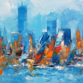 Manhattan Painting at PaintingValley.com | Explore collection of ...