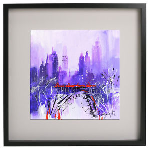 300x300 New York Cityscape Art Manhattan Skyline Painting Canvas Board - Manhattan Skyline Painting