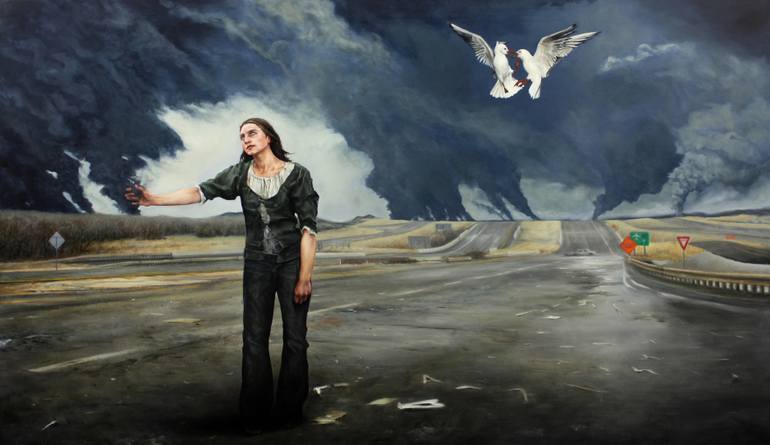 770x445 Saatchi Art Manifest Destiny Painting By Michael Paul Miller - Manifest Destiny Painting