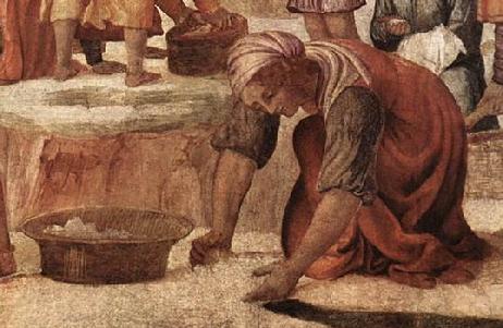 462x301 Why The Manna Stopped - Manna From Heaven Painting