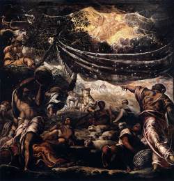 250x260 The Miracle Of Manna By Tintoretto - Manna From Heaven Painting