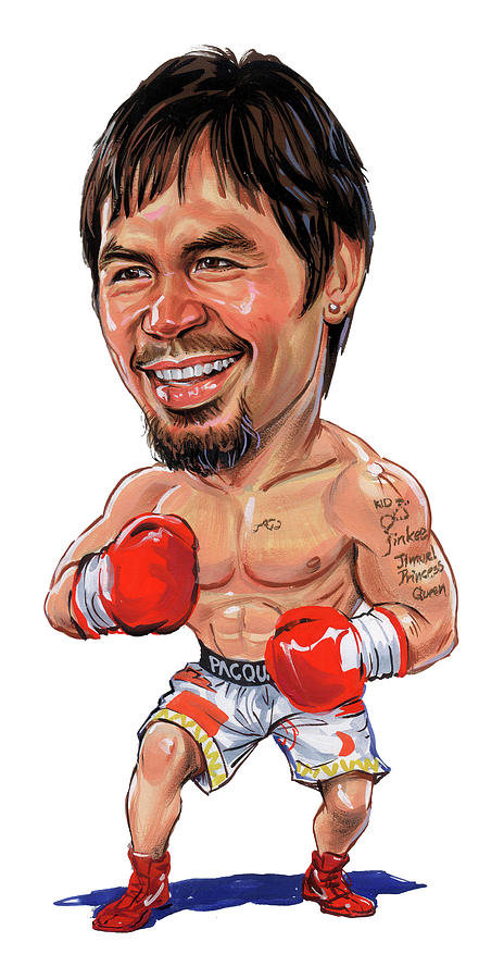 464x900 Manny Pacquiao Painting By Art - Manny Pacquiao Painting