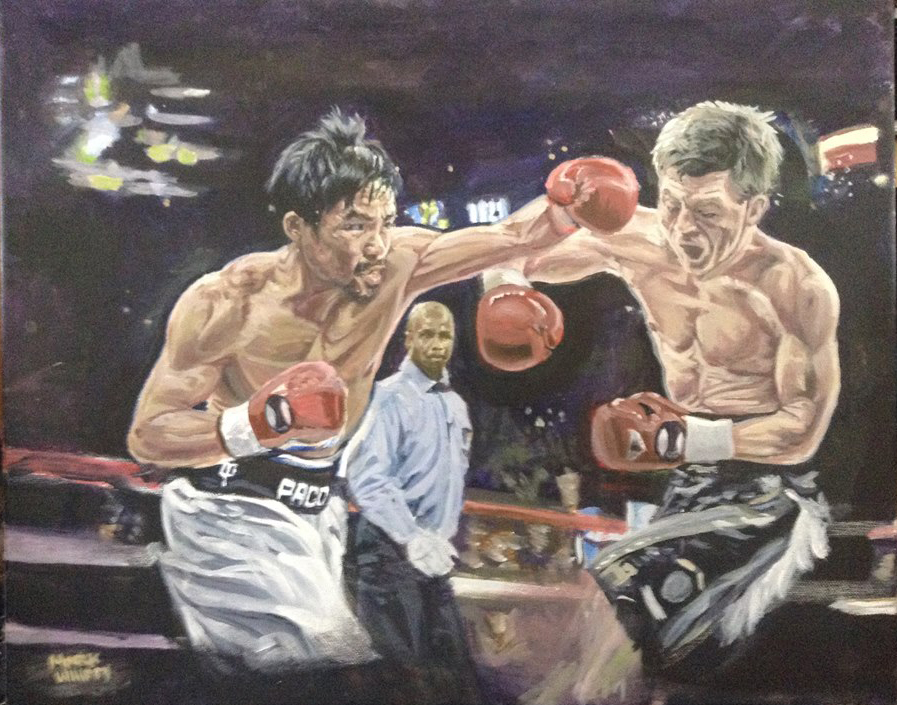 897x705 Manny Pacquiao Painting By Muzzy002 - Manny Pacquiao Painting